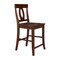 International Concepts Verona Counter Height Stool, 24" Seat Height, Espresso S581-1702 - alternate 3